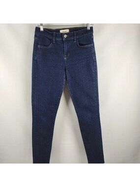 Baldwin Kansas City Jeans Womens 28 Sophia Mid Rise Skinny Dark Wash (28x30)
